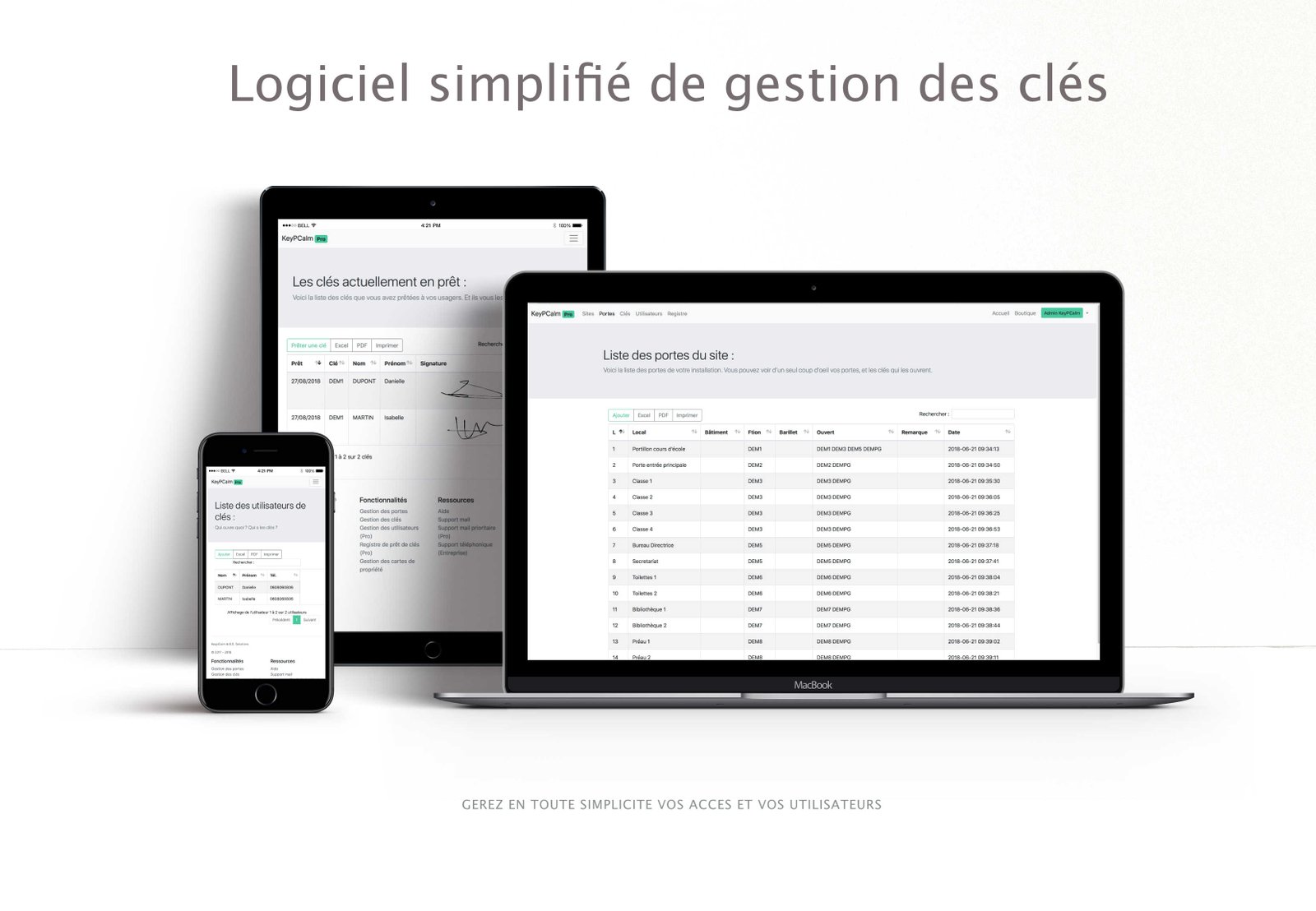 Aperçu de Clemax sur ordinateur et mobile